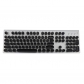 104 Ice Crystal Keycaps Set ABS+PC Doubleshot Backlit Round / Square for Mechanical Gaming Keyboard